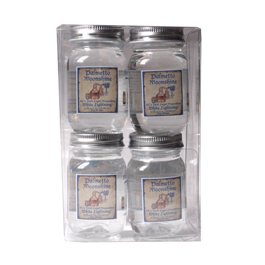 Mini Masons 4-Pack: White Lightning Moonshine